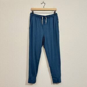 RIGHT OF WAY Adam Cozy Joggers Heather Blue Athletic Sweatpants Training